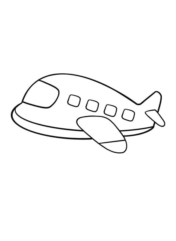 tranh tô màu máy bay 2