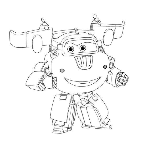 tranh tô màu máy bay 24