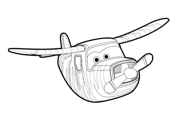 tranh tô màu máy bay 25