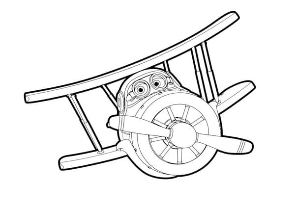 tranh tô màu máy bay 29