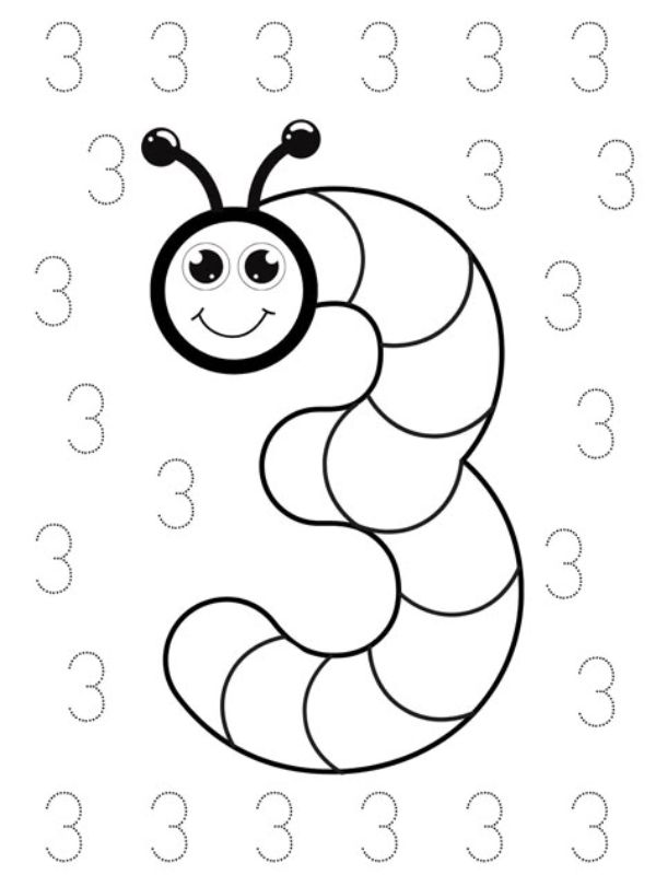 tranh tô màu số 3