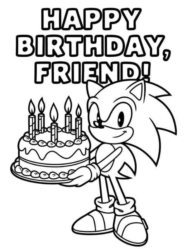 tranh tô màu sonic 38