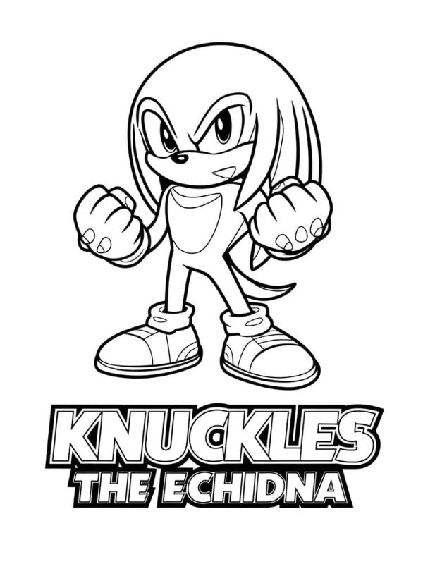 tranh tô màu sonic 6