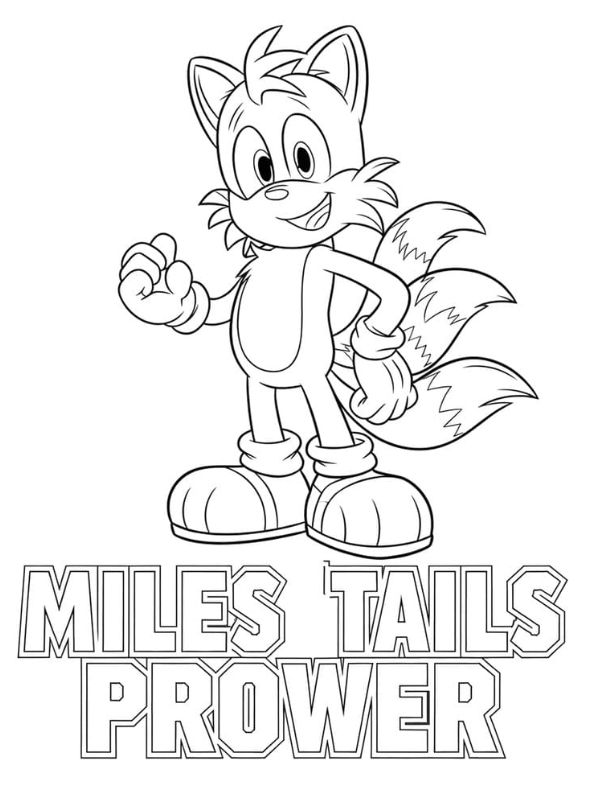 tranh tô màu sonic 7