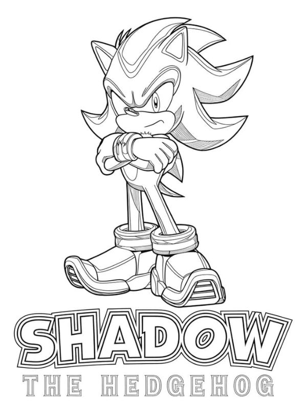 tranh tô màu sonic 8