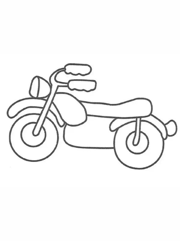 tranh tô màu xe máy 16