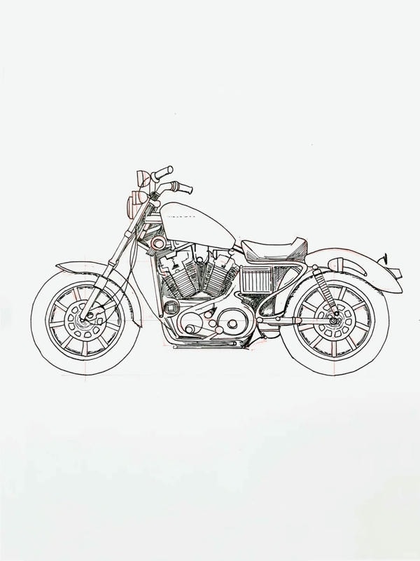 tranh tô màu xe máy 21