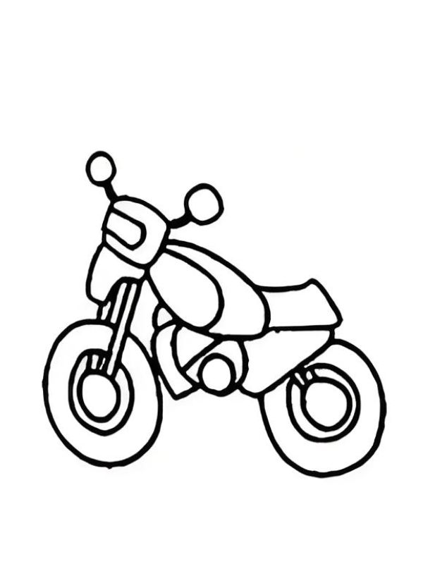 tranh tô màu xe máy 37