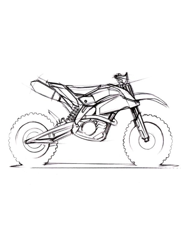 tranh tô màu xe máy 6