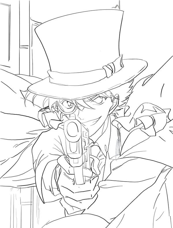 Tranh tô màu anime boy (1)