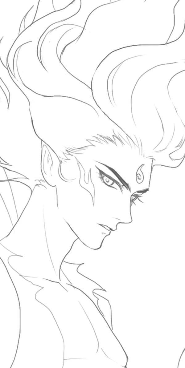 Tranh tô màu anime boy (15)