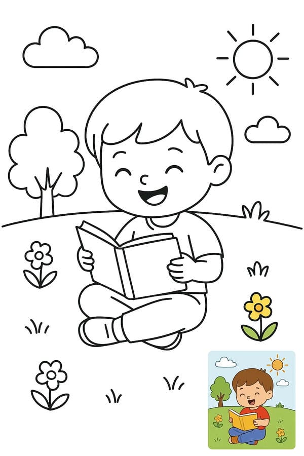 Tranh tô màu anime boy (23)