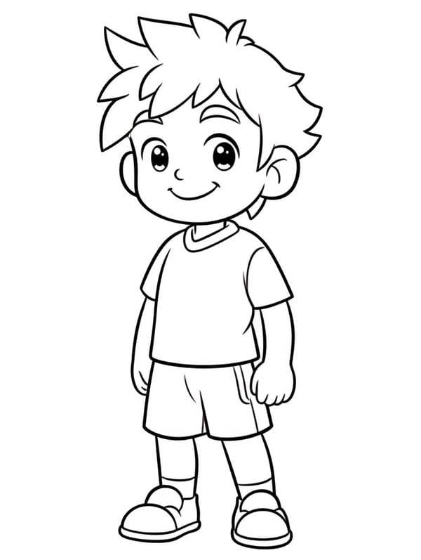 Tranh tô màu anime boy (30)