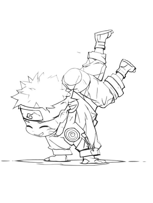 Tranh tô màu anime boy (6)