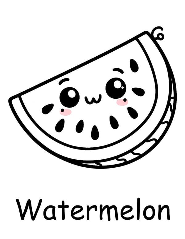 Tranh tô màu các loại quả 12