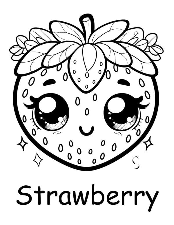 Tranh tô màu các loại quả 13