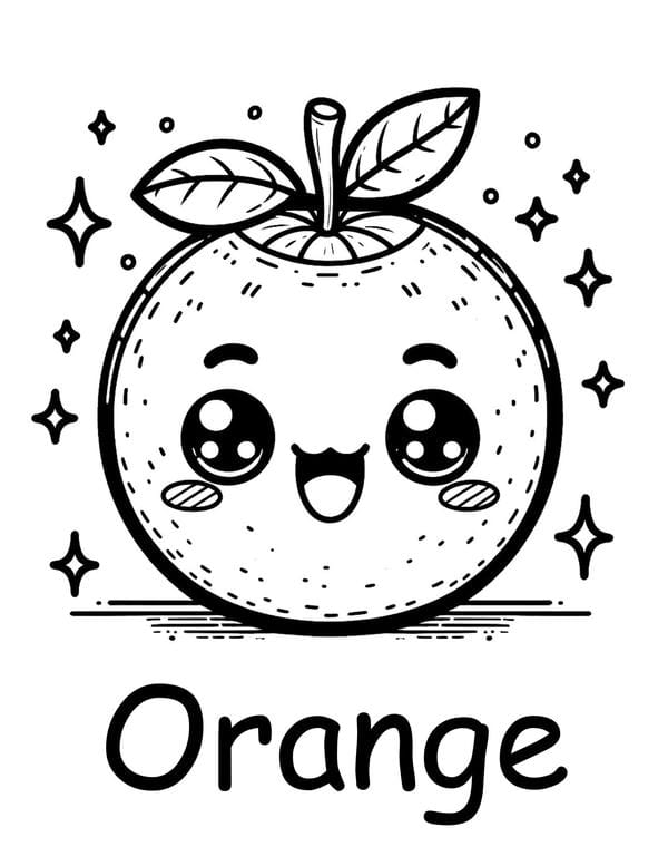 Tranh tô màu các loại quả 14