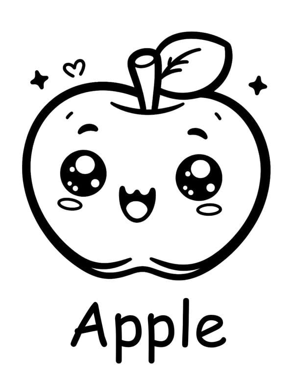 Tranh tô màu các loại quả 17