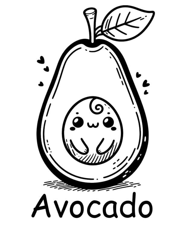 Tranh tô màu các loại quả 19