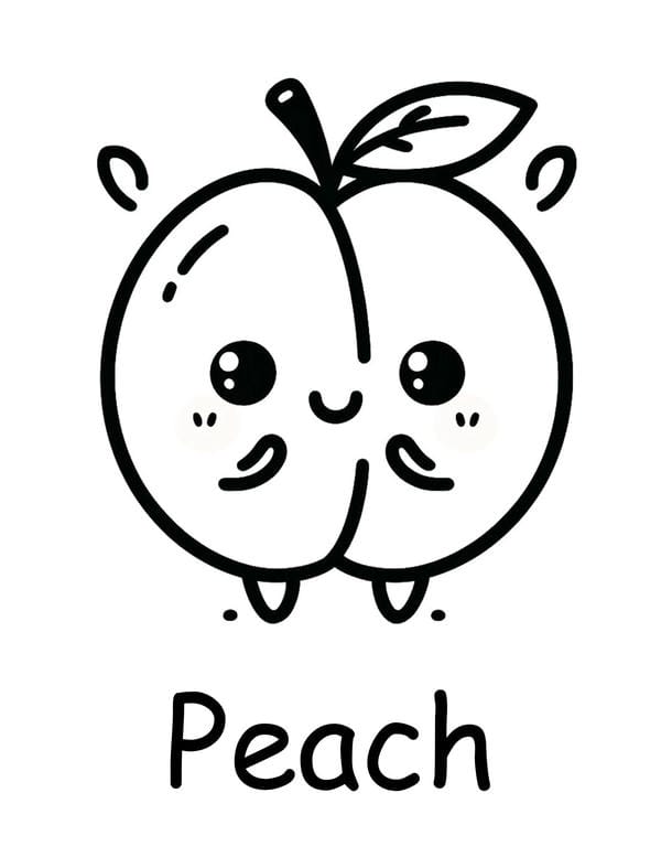 Tranh tô màu các loại quả 2