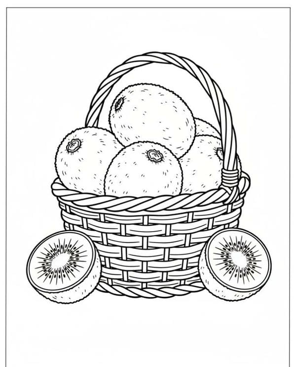Tranh tô màu các loại quả 24