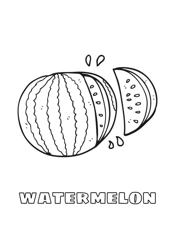 Tranh tô màu các loại quả 33