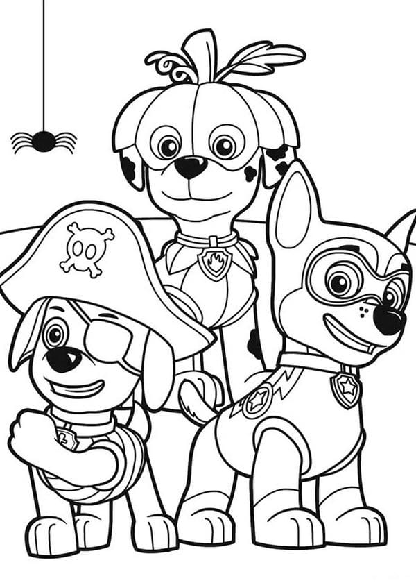 Tranh tô màu chó cứu hộ (10)