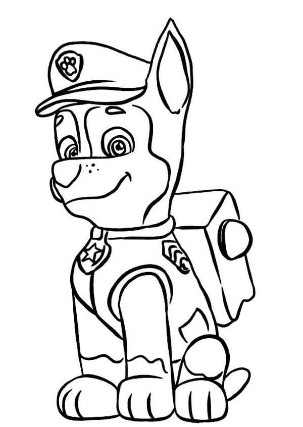 Tranh tô màu chó cứu hộ (17)