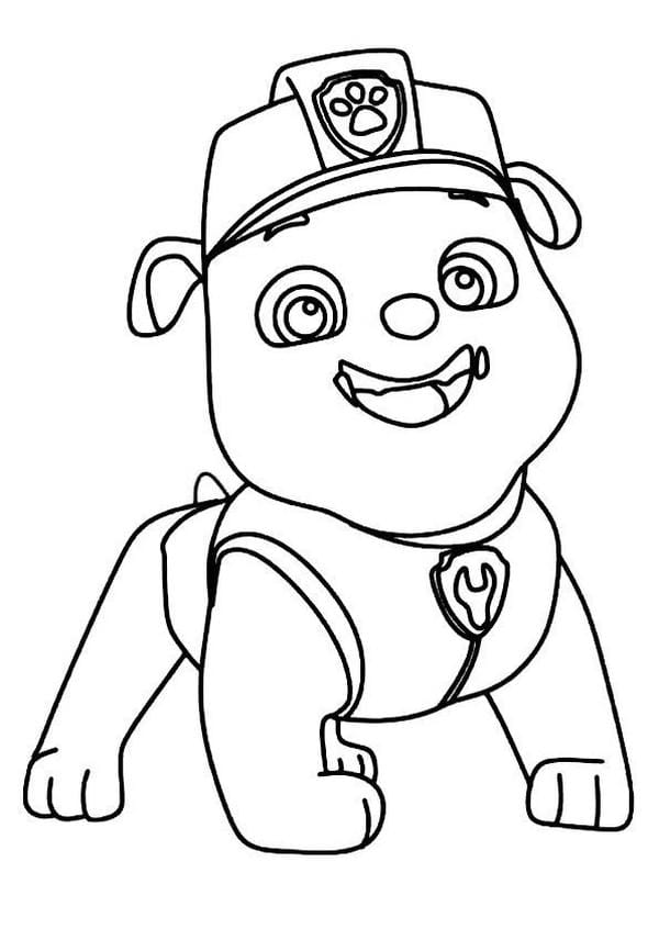 Tranh tô màu chó cứu hộ (18)