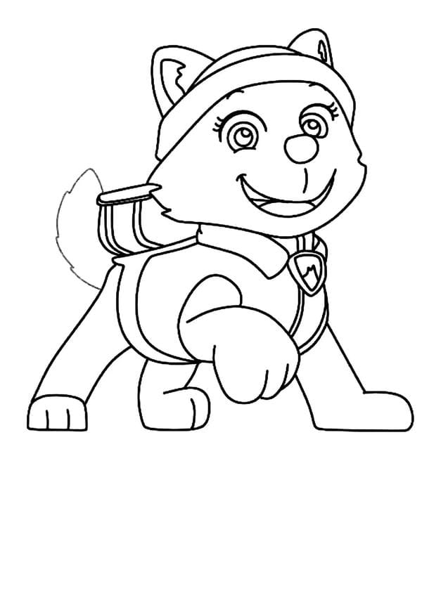 Tranh tô màu chó cứu hộ (21)