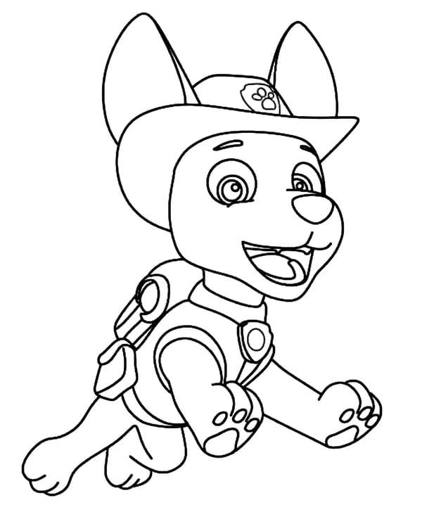 Tranh tô màu chó cứu hộ (24)