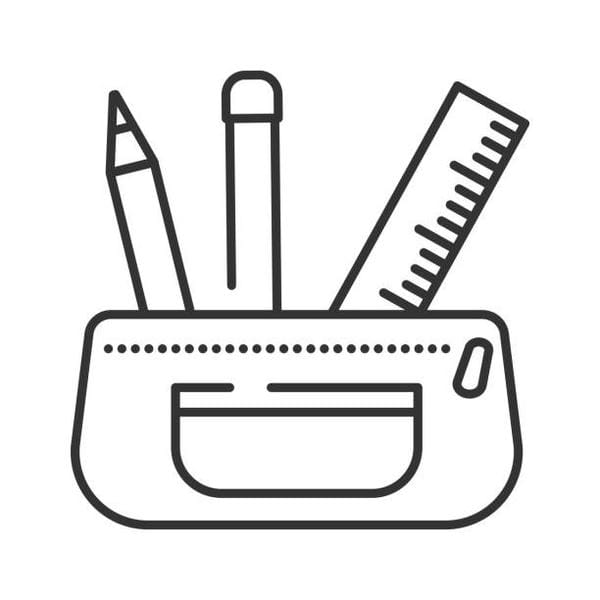 Tranh tô màu đồ dùng học tập 37