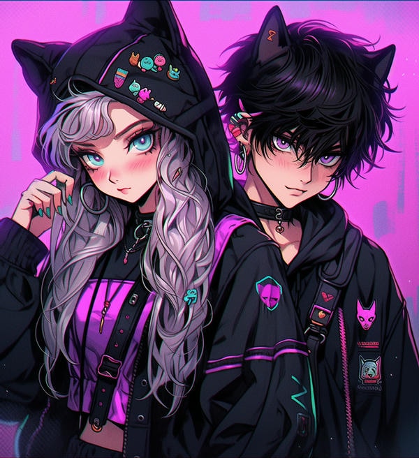 ảnh anime cặp đôi ngầu 3