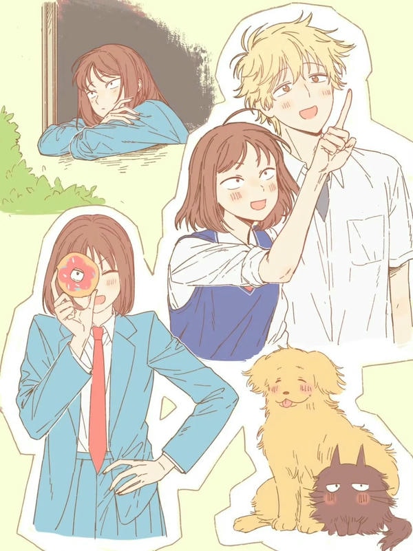 ảnh anime cặp đôi yêu nhau 16