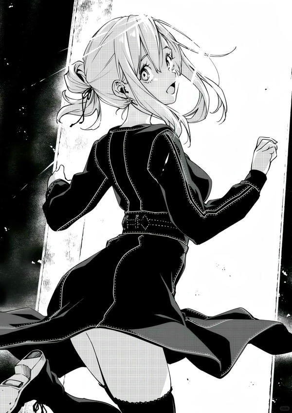 ảnh anime đen trắng 14