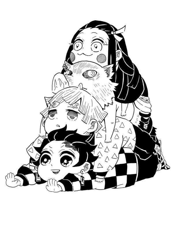 ảnh anime đen trắng 19