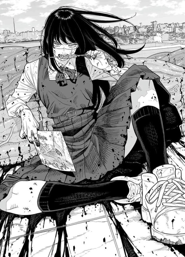 ảnh anime đen trắng 28