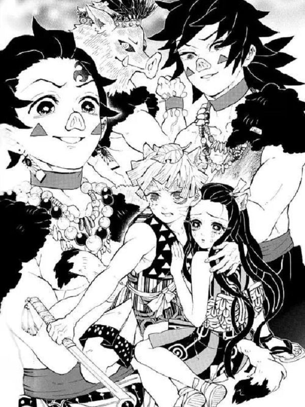 ảnh anime đen trắng 7