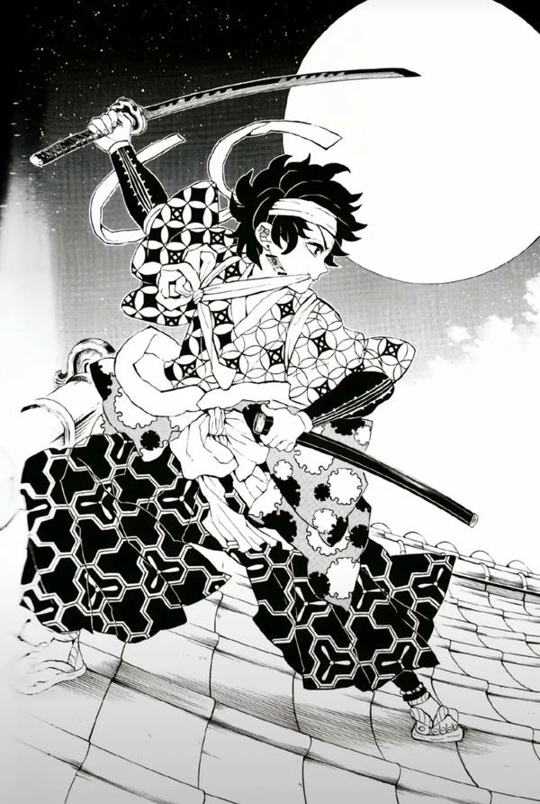 ảnh anime đen trắng 8