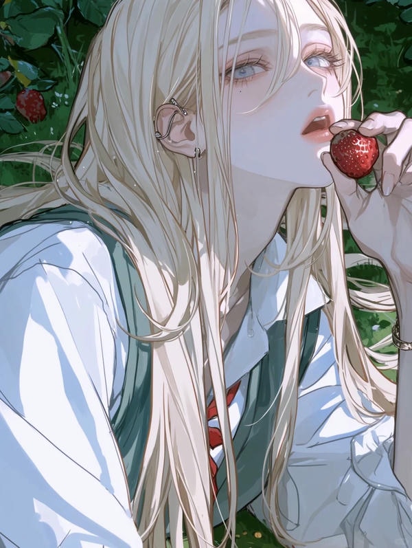 ảnh anime girl lạnh lùng vô cảm 10