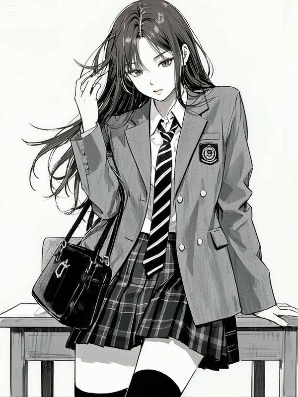 ảnh anime girl lạnh lùng vô cảm 11