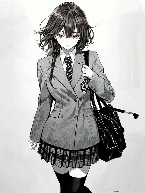 ảnh anime girl lạnh lùng vô cảm 12