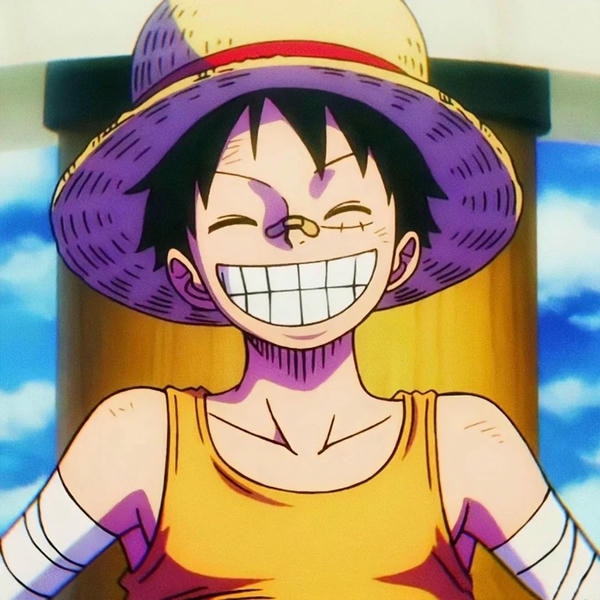 ảnh anime luffy cười