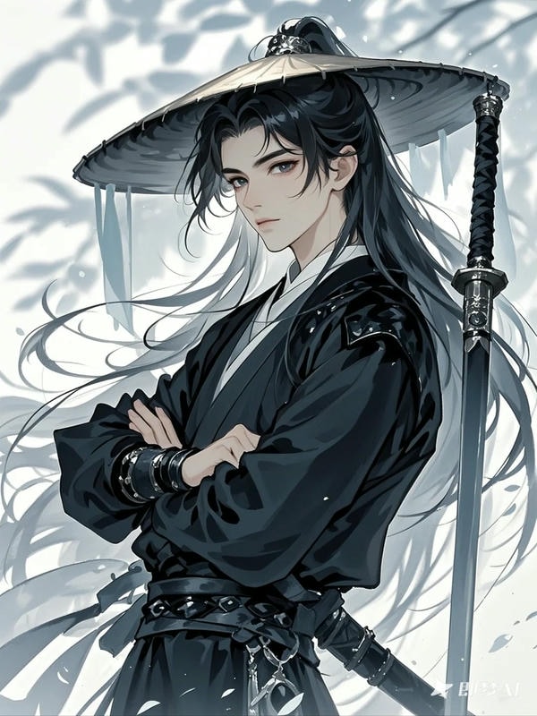 ảnh anime nam cổ trang trung quốc