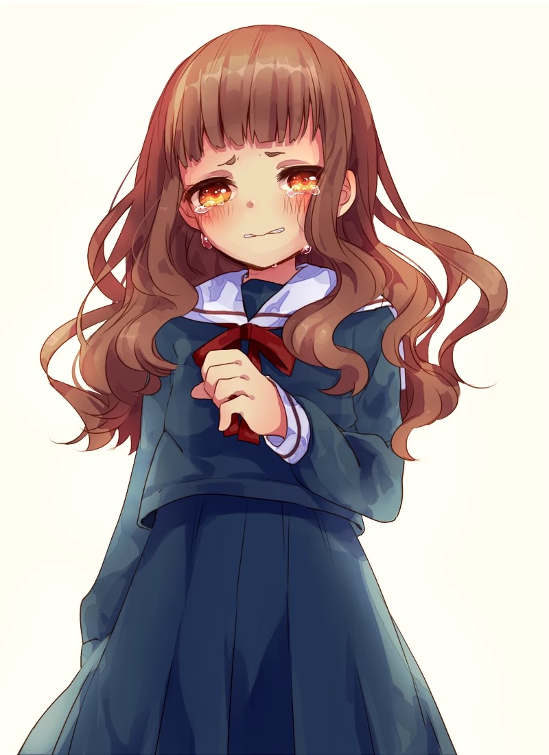 ảnh anime nữ buồn 11