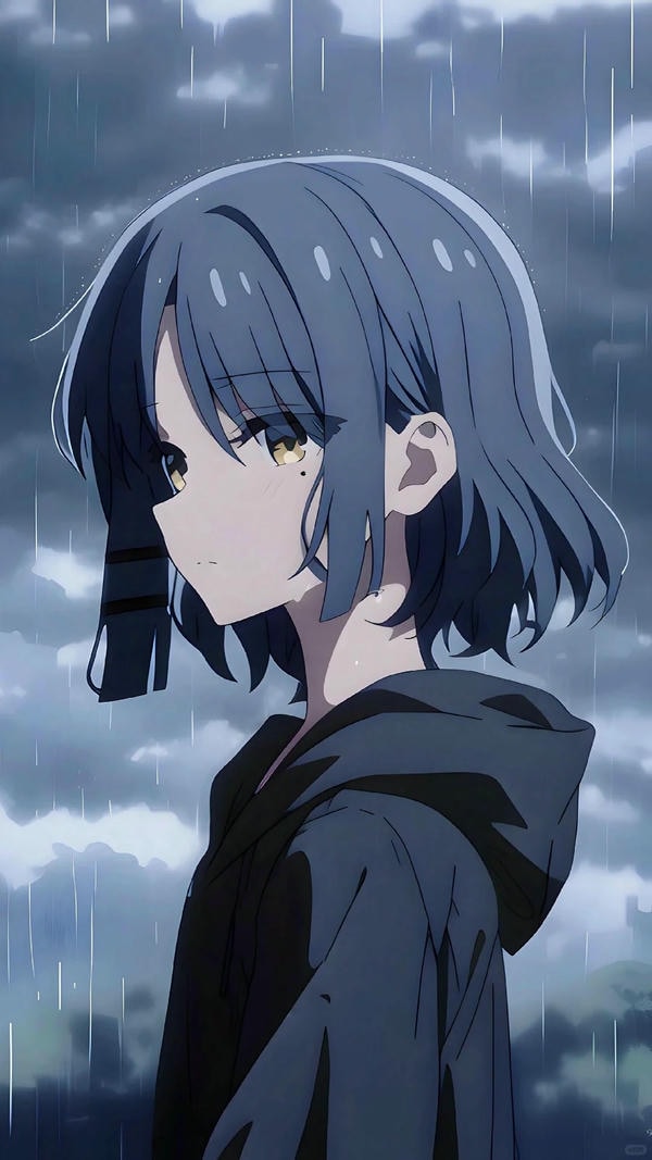 ảnh anime nữ buồn 17