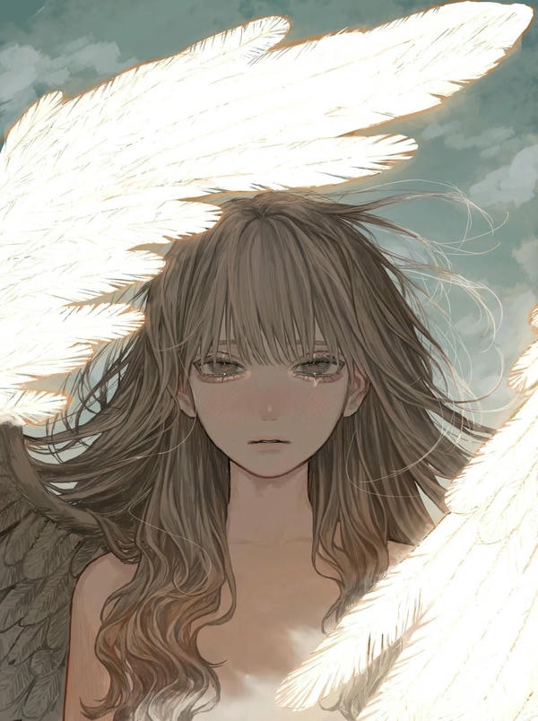 ảnh anime nữ buồn 20