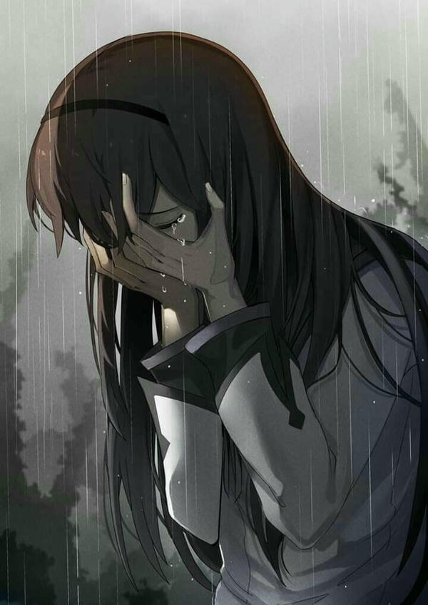 ảnh anime nữ buồn 7
