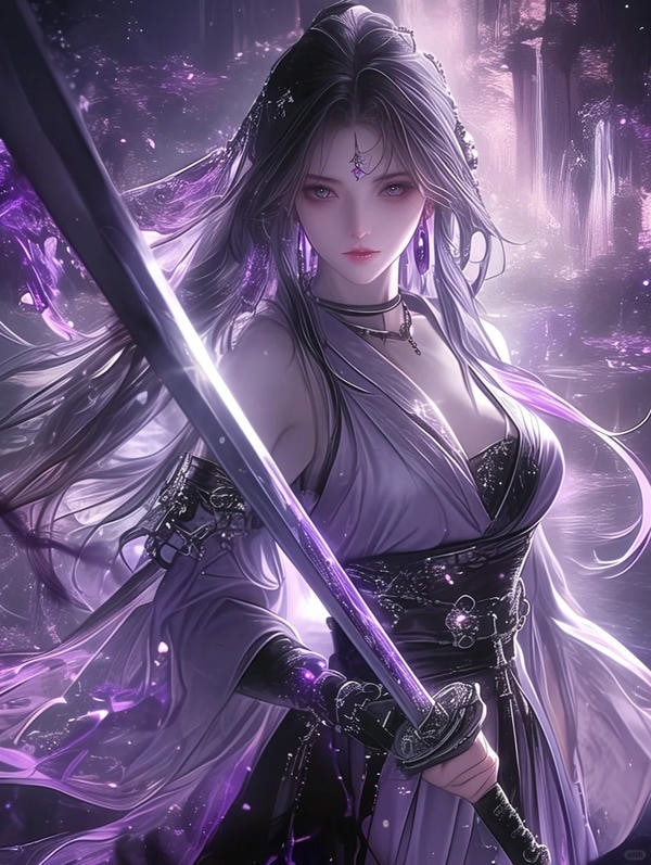 ảnh anime nữ cầm kiếm 21