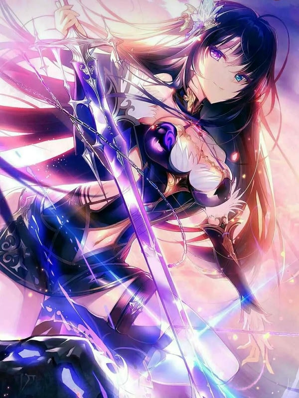 ảnh anime nữ cầm kiếm 31